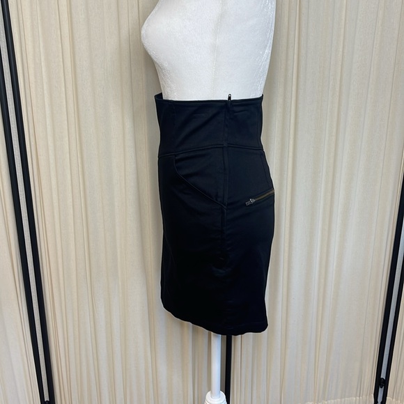 H&M BLACK ULTRA HIGH WAIST SKIRT SIZE XS/S OR 36 - Picture 4 of 11